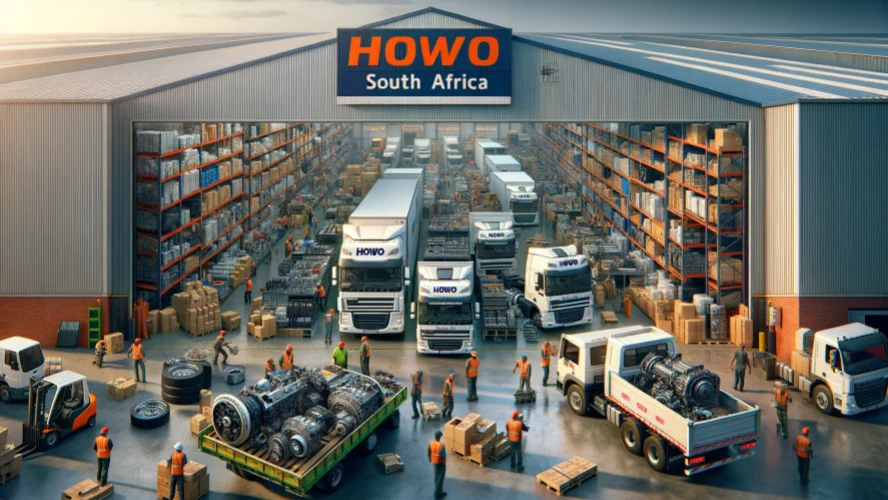 HOWO Parts Shipped to South Africa