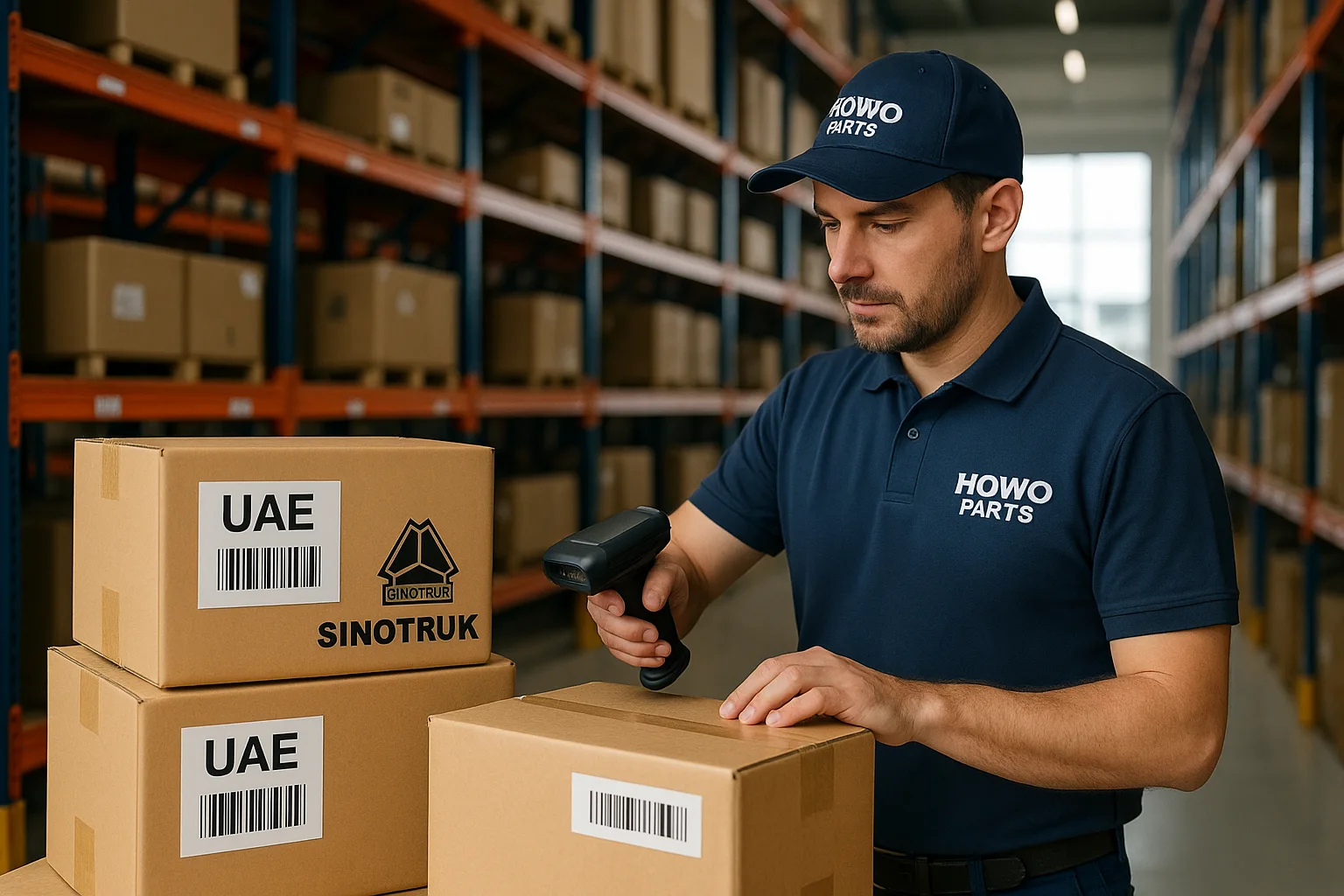 SINOTRUK HOWO truck and spare parts for wholesale supply to UAE fleets, workshops and dealers