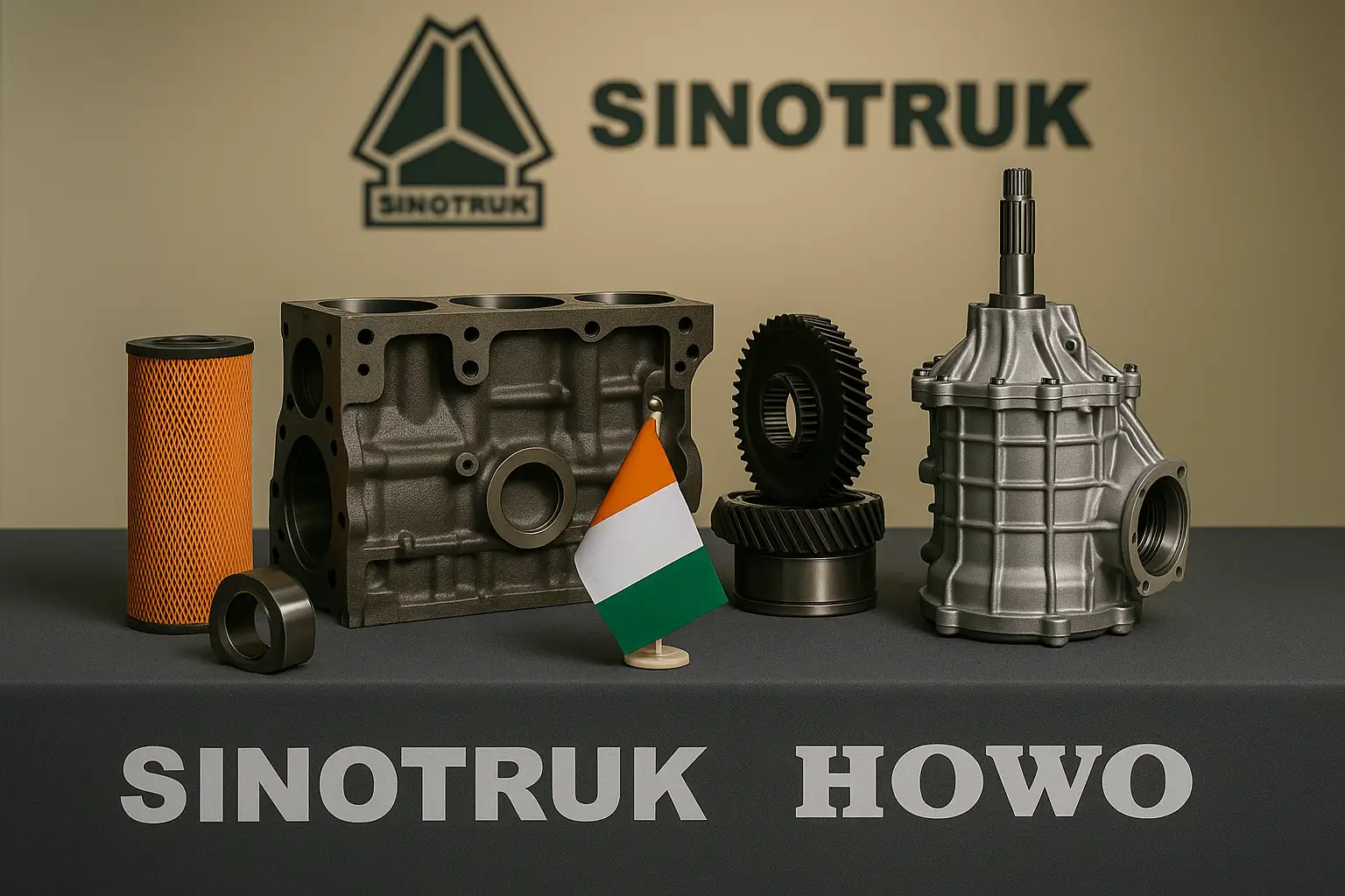 Genuine SINOTRUK HOWO parts in Cote d'Ivoire for construction transport port-to-inland logistics agricultural fleets dealers and repair workshops