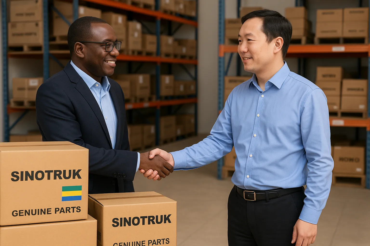 Genuine SINOTRUK Parts in Gabon Genuine SINOTRUK HOWO parts in Gabon for Owendo port logistics, Port-Gentil oilfield support, Moanda manganese transport, Nkok timber-processing fleets, and Libreville repair workshops