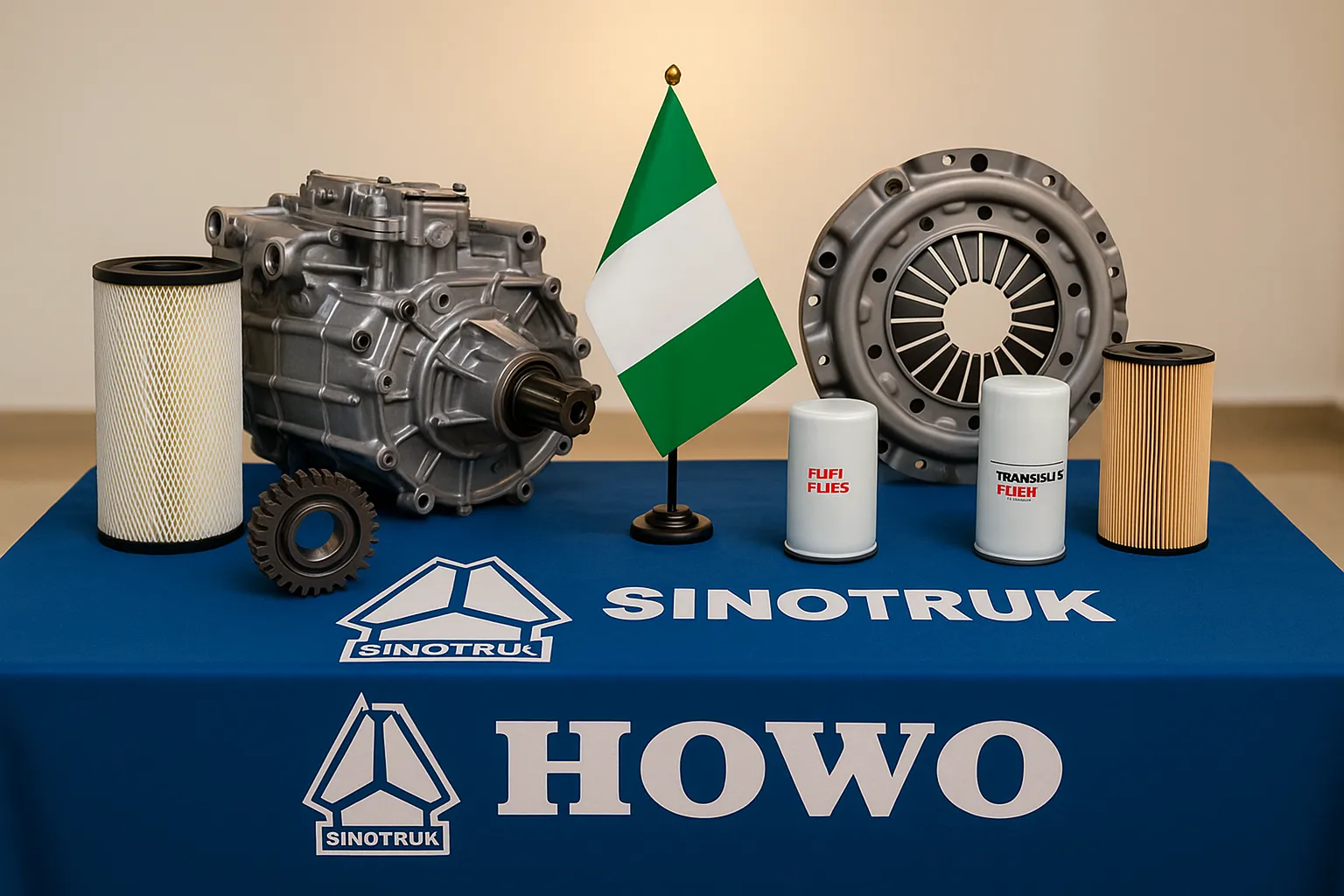 HOWO parts in Niger for Niamey repair workshops, Cotonou-Niamey corridor trucks, Arlit uranium support vehicles, Agadem oilfield fleets, Zinder support vehicles, livestock transport, Sahel desert roads, and mixed spare parts orders from China