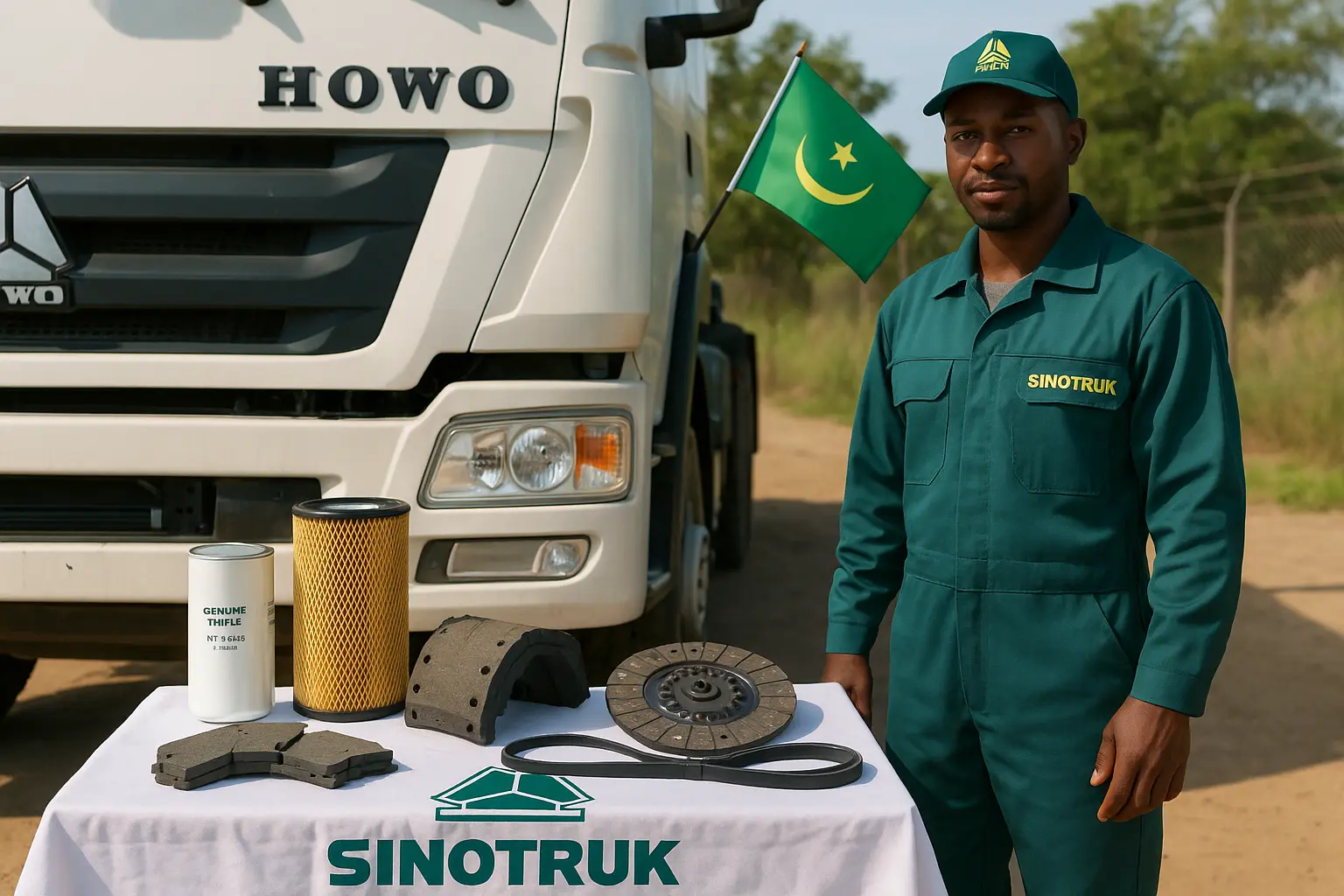 SINOTRUK HOWO Parts in Mauritania SINOTRUK HOWO parts in Mauritania for Nouakchott repair workshops, Nouadhibou port logistics, Zouérat iron ore support vehicles, Sahara road transport, Rosso Dakar corridor trucks, and mixed spare parts orders from China