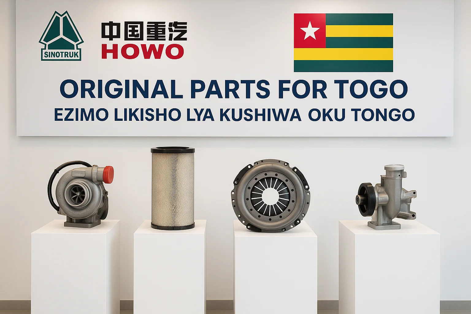 SINOTRUK HOWO parts in Togo for Lomé port logistics, regional transit trucks, repair workshops, dealers, and mixed spare parts orders from China