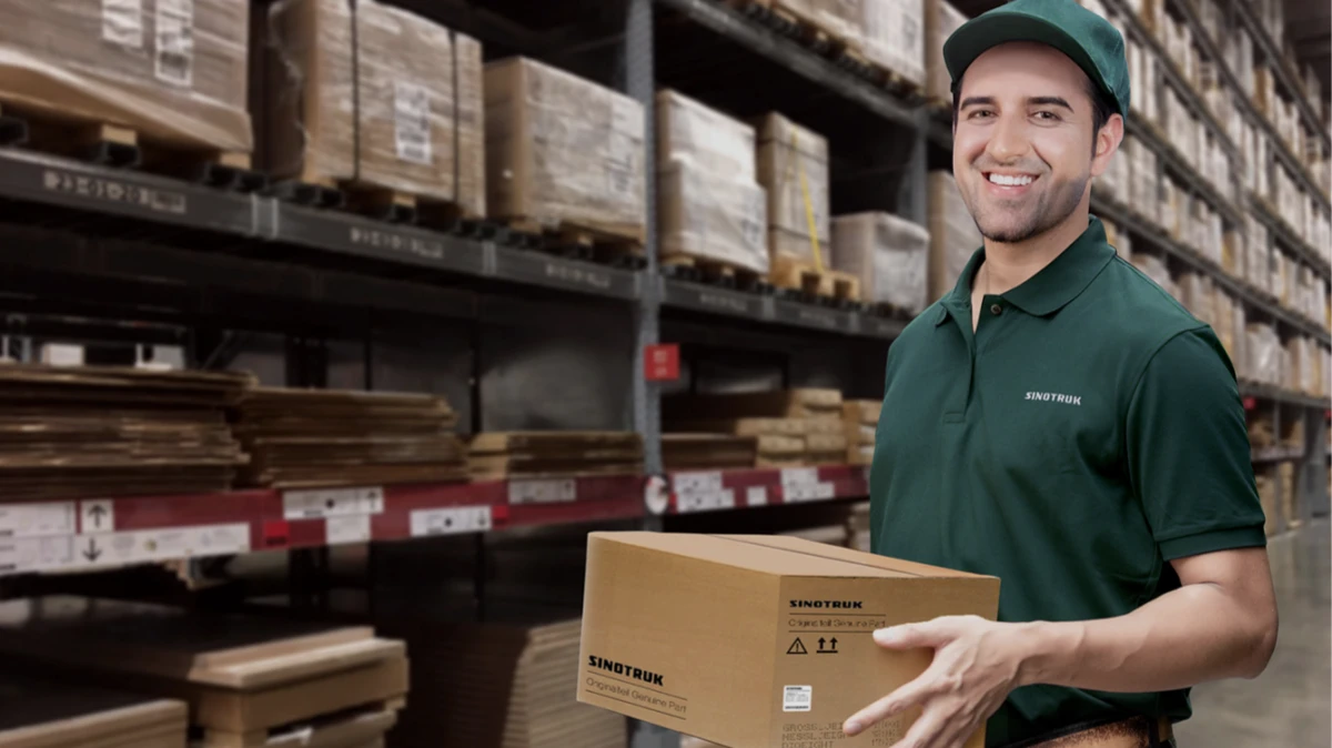 SINOTRUK HOWO parts warehouse and service team