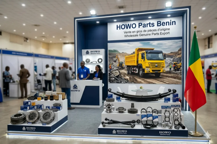 HOWO truck spare parts wholesale supplier in Benin for port logistics regional transport dealers and repair workshops
