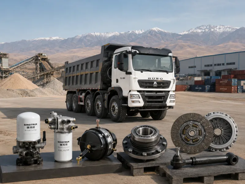 SINOTRUK HOWO Parts in Kazakhstan SINOTRUK HOWO parts in Kazakhstan for mining, construction and freight fleets